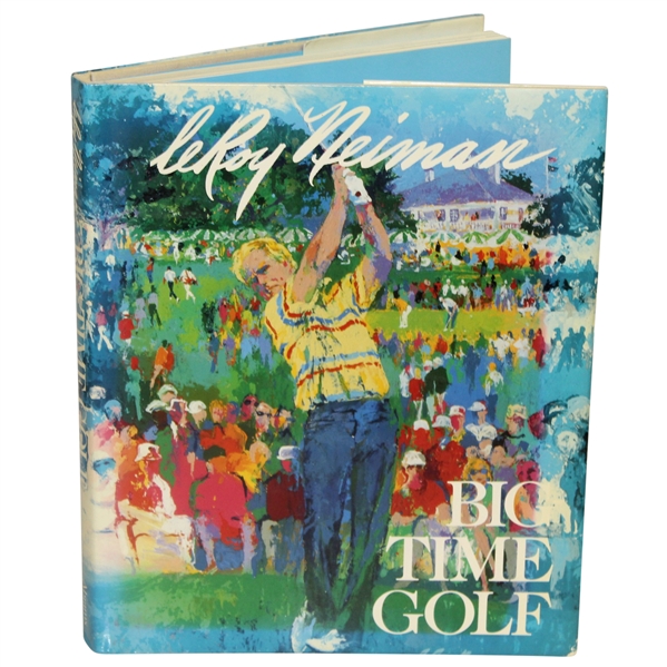 Leroy Neiman Signed Big Time Golf Book JSA ALOA