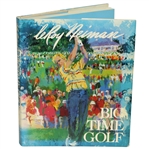 Leroy Neiman Signed Big Time Golf Book JSA ALOA