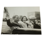 Bobby Jones, Wife Mary, and Father Col. Jones Sr. 1930 NY Parade USGA Stamped 8x10 B&W Photo