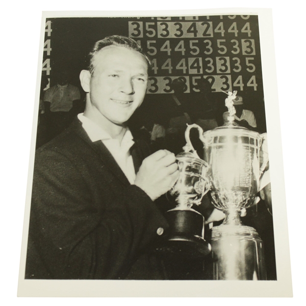 Arnold Palmer 1960 US Open at Cherry Hills USGA Stamped 8x10 B&W Photo