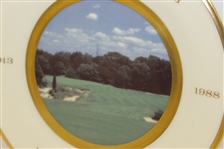 Pine Valley Golf Club 75 Years Lenox 1913-1988 Warner Shelly Bowl - 13th Hole