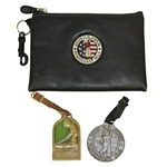 2005 US Open at Pinehurst Valuables Pouch with Bag Tag & other 1895 Bag Tag