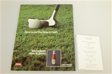 1975 Ryder Cup at Laurel Valley Package - Tickets, Program, Scorecard, Pairing Sheet