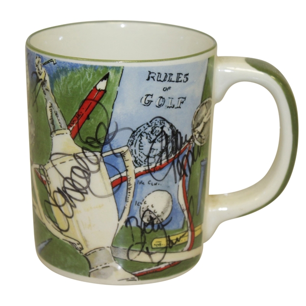 Multi-Signed Mug of LPGA Stars Annika, Inkster, Davies, Pepper, & more JSA ALOA