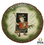 1901 Denslows Mother Goose Rain, Rain, Go Away Decorative Plate-Haynes Co. Baltimore