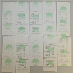 Twenty Ben Hogan Signed Shady Oaks Country Club Member Checks/Receipts JSA ALOA