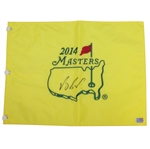 Vijay Singh Signed 2014 Masters Embroidered Flag JSA ALOA