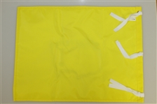 Nick Faldo Signed Undated Masters Embroidered Flag with Won Years JSA #T66092