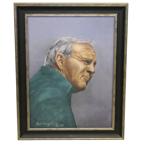 Arnold Palmer Ltd Ed Artist Proof Canvas Print Signed by Artist Bill Waugh JSA ALOA