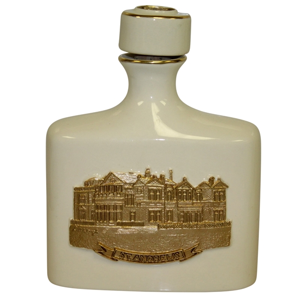St. Andrews The Old Course Artist Proof Bill Waugh Handcrafted Porcelain Decanter