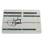 Jordan Spieth Signed Brook Hollow Golf Club Official Scorecard JSA ALOA