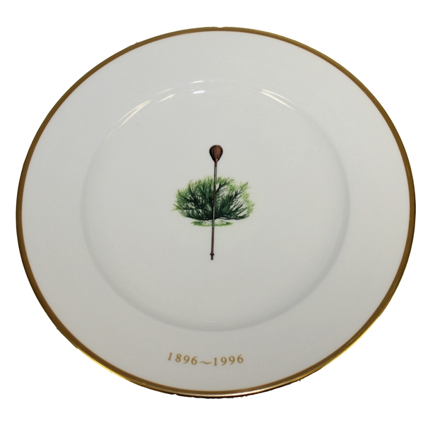 Merion Golf Club 1896-1996 Anniversary Ceramic Plate by Boehm