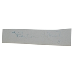 Horton Smith Signed Cut JSA ALOA