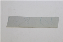 Horton Smith Signed Cut JSA ALOA