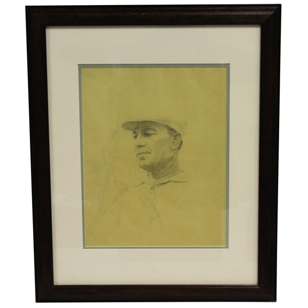 Original Artwork Hogans Five Lessons Sketching by Anthony Ravielli - Framed
