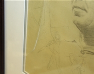 Original Artwork Hogan's Five Lessons Sketching by Anthony Ravielli - Framed