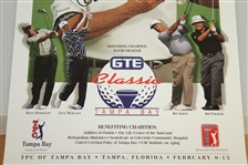 David Graham Signed 1998 GTE Classic Tampa Bay with Trophy Poster JSA ALOA