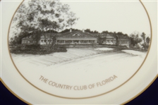 The Country Club of Florida Pickard Plate with Royal Doulton Bunnykins Plate