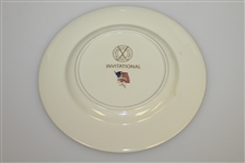 The Country Club of Florida Pickard Plate with Royal Doulton Bunnykins Plate