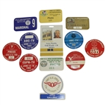 Twelve Misc. US Open Championship Badges - 1980, 1982-1988, 1991, 1994, 1996, & 2004