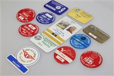 Twelve Misc. US Open Championship Badges - 1980, 1982-1988, 1991, 1994, 1996, & 2004