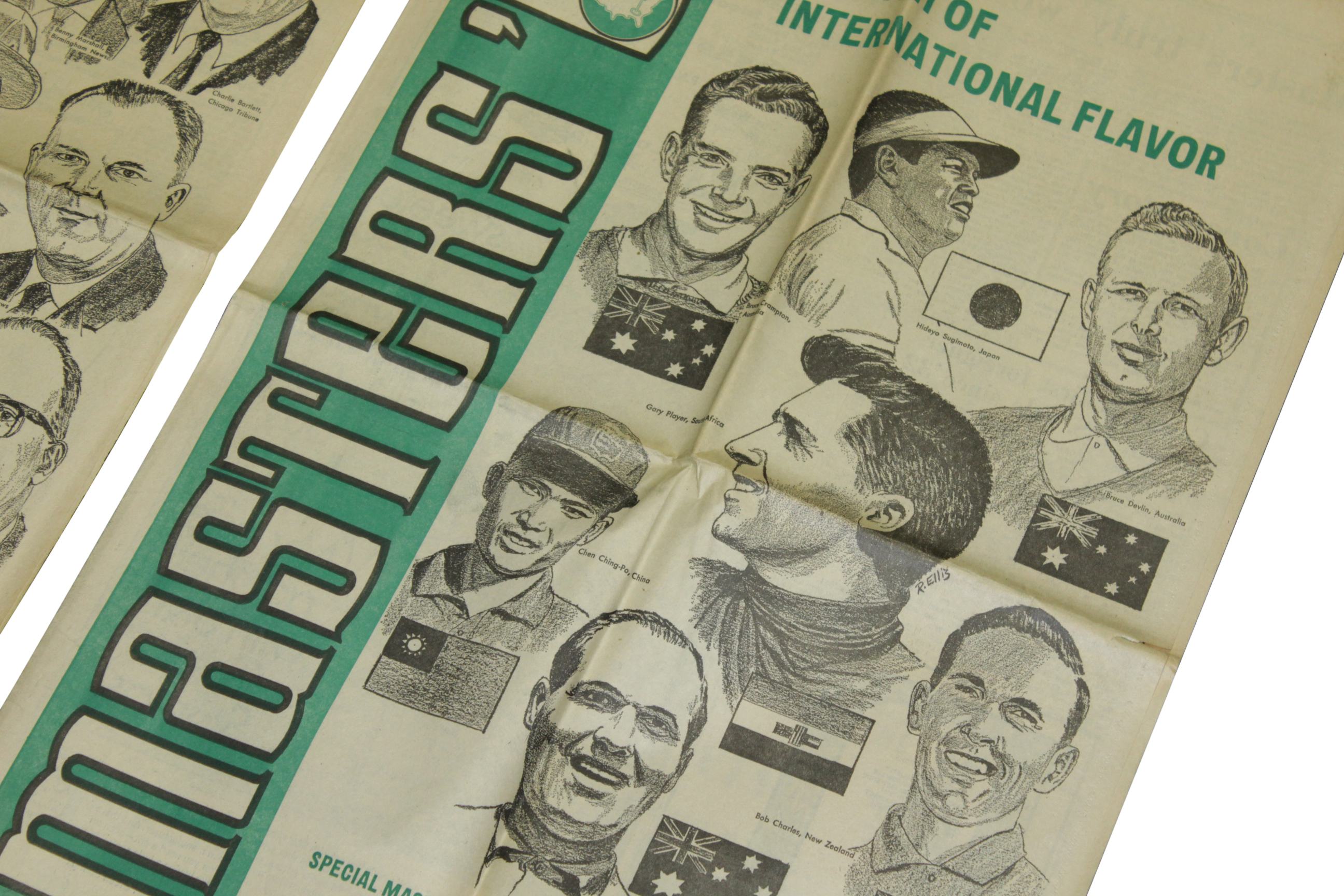 Lot Detail Four 1967 Augusta Chronicle Augusta Herald Special Masters