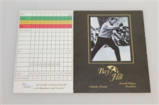 Arnold Palmer Signed Bay Hill Club Scorecard JSA #AA10862