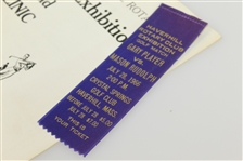 Gary Player & Mason Rudolph Signed 1966 Golf Exhibition & Clinic Program JSA ALOA