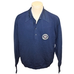 Bill Campbells USGA Walker Cup Two Blue Undated Sweaters