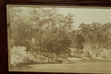 Azalea 13th Hole at Augusta National Golf Club Sepia Tone Picture - Framed