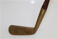 N.Y. S.G. Co. Hillside New York Brass Smooth Face Putter