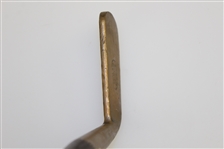 N.Y. S.G. Co. Hillside New York Brass Smooth Face Putter