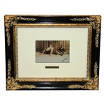 Bobby Jones & Caddy 1923 August Montell Photo Piece - Framed