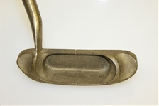 Northwestern Model BR3 Brass Smooth Face Putter w/ Alignment Mark - Tacki-Mac Grips USA