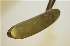 Northwestern Model BR3 Brass Smooth Face Putter w/ Alignment Mark - Tacki-Mac Grips USA