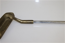 Northwestern Model BR3 Brass Smooth Face Putter w/ Alignment Mark - Tacki-Mac Grips USA
