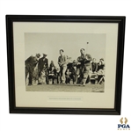 Byron Nelson & Gene Sarazen Circa 1930s At The Masters Photo By John G. Hemmer - Framed