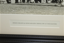 Byron Nelson & Gene Sarazen Circa 1930's At The Masters Photo By John G. Hemmer - Framed
