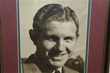 Horton Smith Portrait Framed & Matted - 1st & 3rd Masters Champion