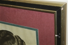 Horton Smith Portrait Framed & Matted - 1st & 3rd Masters Champion