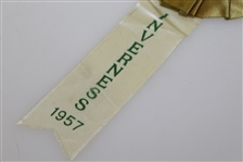 1957 US Open at Inverness Honored Guest Button with Ribbon