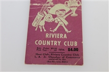 1948 US Open at Riviera CC Final Rd Ticket #0790 - Ben Hogan 1st US Open 