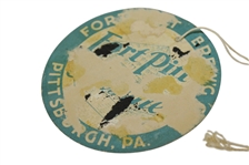 1935 US Open at Oakmont CC Saturday Final Rd Ticket #2974 with Original String - Sam Parks Winner
