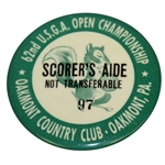 1962 US Open at Oakmont Country Club #97 - Scorers Aide - Nicklaus First Major Win