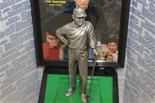 Arnold Palmer '1962 Sports Illustrated' Pewter Statue & Repro Magazine Display