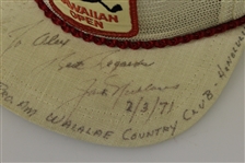 Vintage Jack Nicklaus Signed 1971 Hawaiian Open Trucker Hat JSA ALOA
