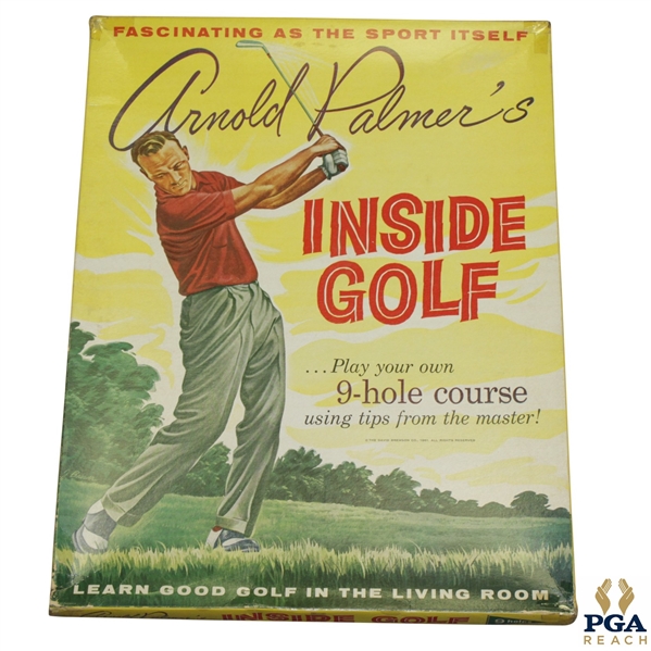1961 Arnold Palmers Inside Golf 9-Hole Course Game in Original Box
