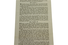 Three 'The Course of the Masters' Articles by Robert T. (Bobby) Jones, Jr. about Augusta National