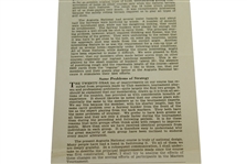 Three 'The Course of the Masters' Articles by Robert T. (Bobby) Jones, Jr. about Augusta National