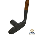 Vintage Center Shafter Dedly Pat. Appld Putter with Pipe Aiming Device